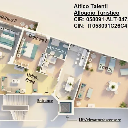Attico Talenti Lejlighed