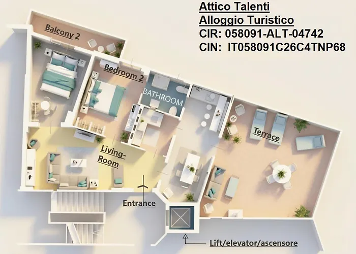 Attico Talenti Daire